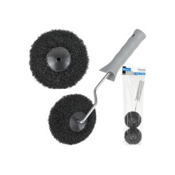 Rohový váleček na stěrky a tmely s rukojetí 10 cm + náhradní váleček - GEKO