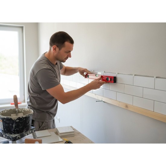 Vodováha magnetická hliníková STRONG LINE - GEKO (Délka: 50 cm)