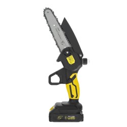 Aku pila, sada lišty 4" a 6", 2× baterie a teleskopická násada 125–245 cm - JOHN GARDENER