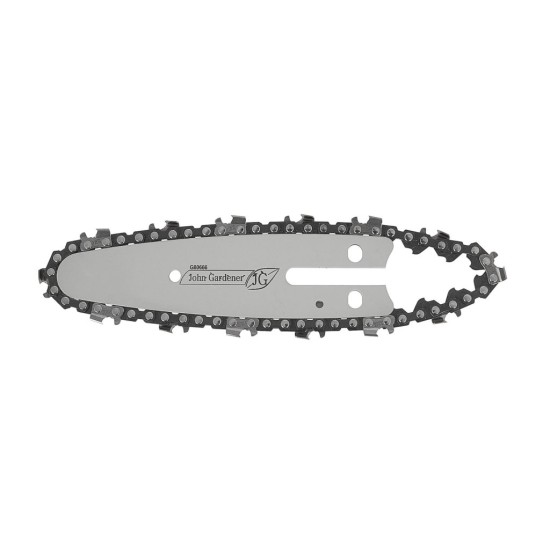 Aku pila, sada lišty 4" a 6", 2× baterie a teleskopická násada 125–245 cm - JOHN GARDENER