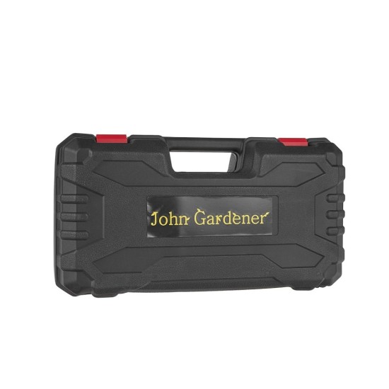 Aku pila, sada lišty 4" a 6", 2× baterie a teleskopická násada 125–245 cm - JOHN GARDENER