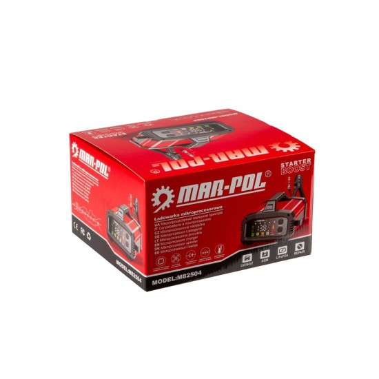 Automatická nabíjačka batérií 1A 6/12V MAR-POL Automatická nabíjačka batérií 1A 6/12V MAR-POL