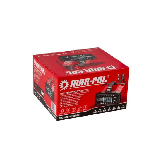 Automatická nabíjačka batérií 3,8A 6/12V MAR-POL Automatická nabíjačka batérií 3,8A 6/12V MAR-POL