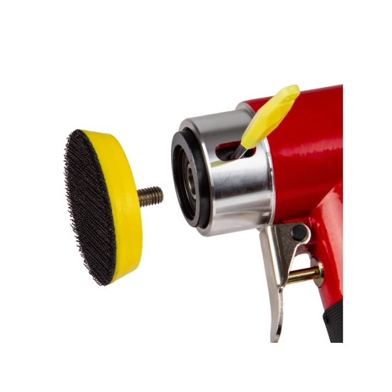 Excentrická bruska a leštička pneumatická, sada 25/50/75 mm - MAR-POL