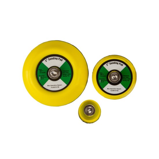 Excentrická bruska a leštička pneumatická, sada 25/50/75 mm - MAR-POL
