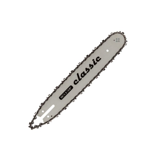 Vodící lišta pro řetězové pily 14" (35 cm) + 2 řetězy 3/8" 1,3 mm 50 článků - CLASSIC Vodící lišta pro řetězové pily 14" (35 cm) + 2 řetězy 3/8" 1,3 mm 50 článků - CLASSIC