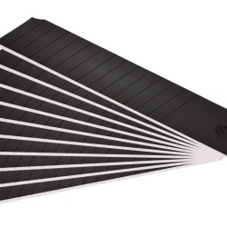 Břity ulamovací 18×0,5 mm, 14 segmentů, SK2, 10 ks - FORTUM