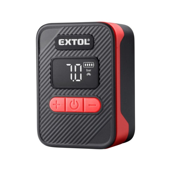 Aku kompresor mini, 10,3 bar, USB nabíjení - EXTOL PREMIUM