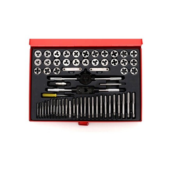 Sada závitníků a závitových oček 60 ks - KRAFT&DELE