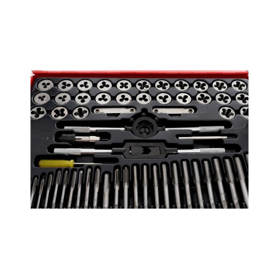 Sada závitníků a závitových oček 60 ks - KRAFT&DELE