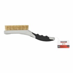 Ruční drátěný mosazný kartáč, plastový - KREATOR