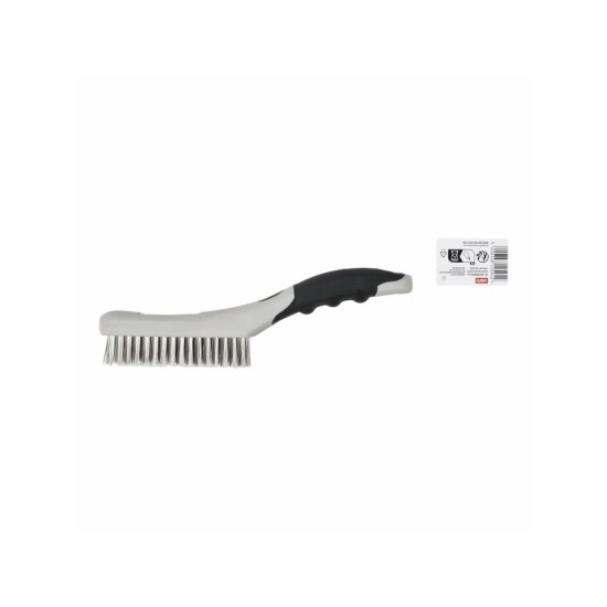 Ruční drátěný nerezový kartáč, plastový - KREATOR