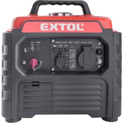 Elektrocentrála digitální invertorová, motor 1,75 HP, výkon 1,2 kW - EXTOL PREMIUM