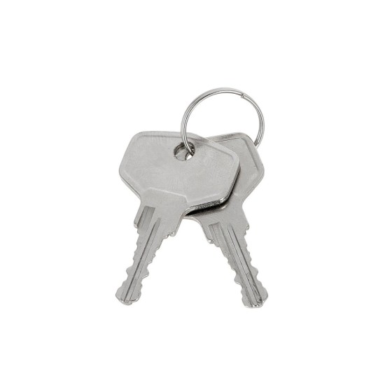 Okenní klika se zámkem, hliníková - GEKO