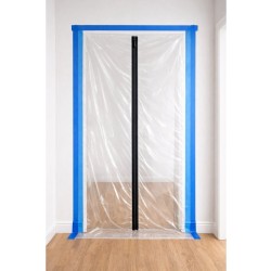 Protiprachové dveře se zipem I, 220×120 cm – GEKO