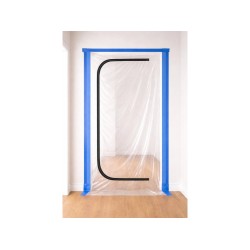 Protiprachové dveře se zipem C, 220×120 cm – GEKO