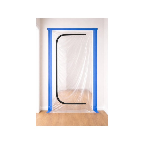 Protiprachové dveře se zipem C, 220×120 cm – GEKO