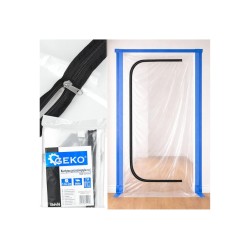 Protiprachové dveře se zipem C, 220×120 cm – GEKO