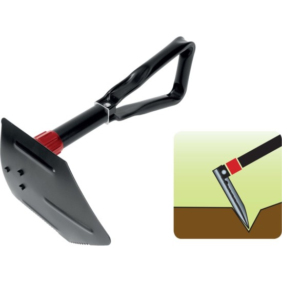 Skládací lopatka 3v1, 57 cm – EXTOL PREMIUM Skládací lopatka 3v1, 57 cm – EXTOL PREMIUM