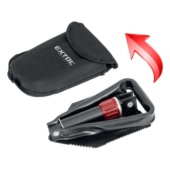 Skládací lopatka 3v1, 57 cm – EXTOL PREMIUM Skládací lopatka 3v1, 57 cm – EXTOL PREMIUM