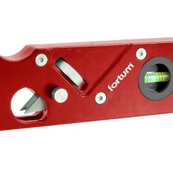 Hoblík – srážeč hran nastavitelný, 2 nože (45° a R3) – FORTUM