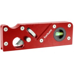 Hoblík – srážeč hran nastavitelný, 2 nože (45° a R3) – FORTUM