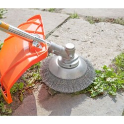 Drátěný čistící kotouč ke křovinořezu 25,4×200 mm Drátěný čistící kotouč ke křovinořezu 25,4×200 mm