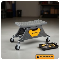 Dílenská stolička, nosnost 200 kg - POWERMAT