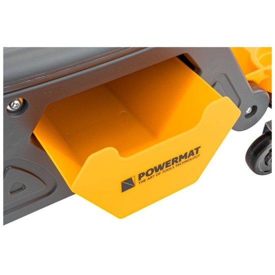 Dílenská stolička, nosnost 200 kg - POWERMAT