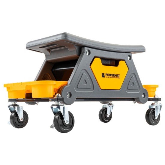 Dílenská stolička, nosnost 200 kg - POWERMAT