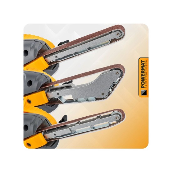 Pásová bruska / pilník 400 W s příslušenstvím - POWERMAT