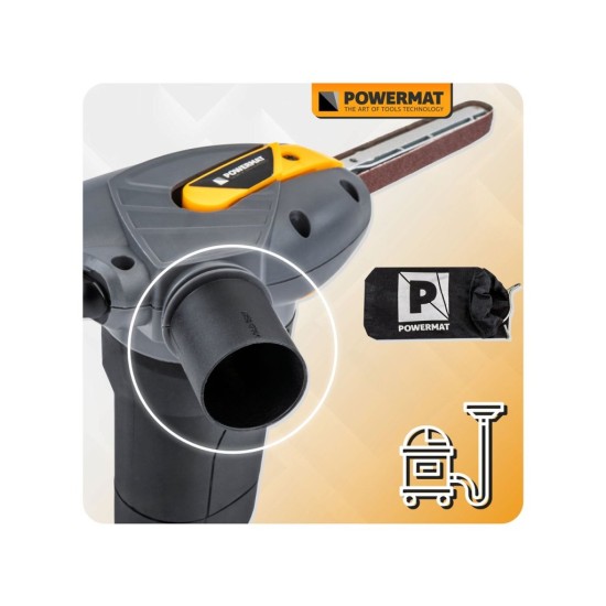 Pásová bruska / pilník 400 W s příslušenstvím - POWERMAT