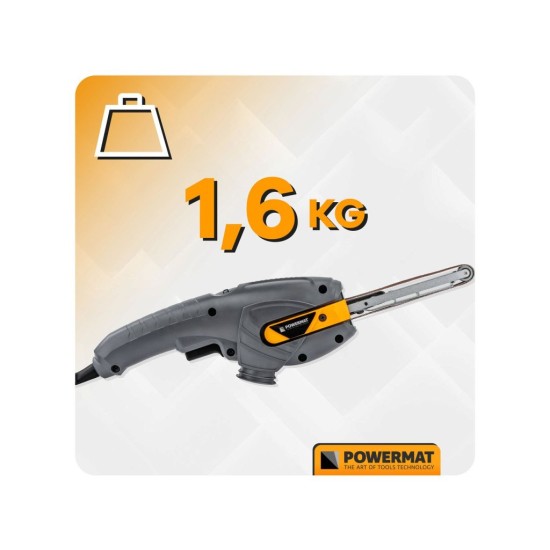Pásová bruska / pilník 400 W s příslušenstvím - POWERMAT