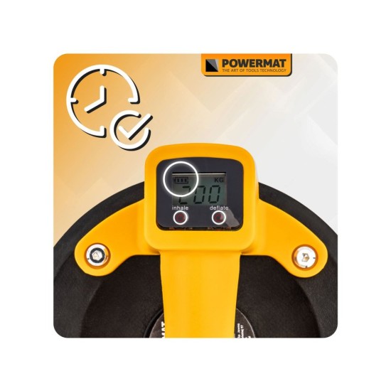 Aku přísavka na obklady a dlažbu 200 mm 3,6 V / 1,5 Ah - POWERMAT