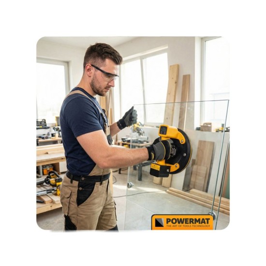 Aku přísavka na obklady a dlažbu 200 mm 3,6 V / 1,5 Ah - POWERMAT