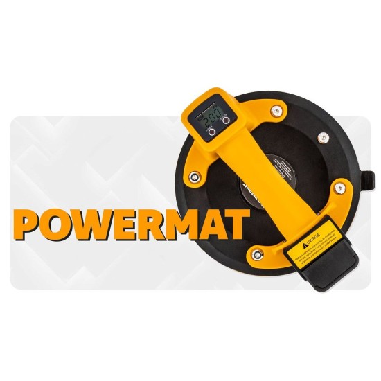 Aku přísavka na obklady a dlažbu 200 mm 3,6 V / 1,5 Ah - POWERMAT