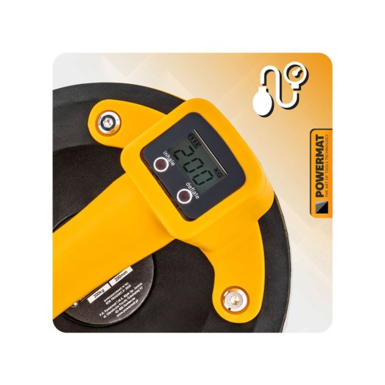 Aku přísavka na obklady a dlažbu 200 mm 3,6 V / 1,5 Ah - POWERMAT