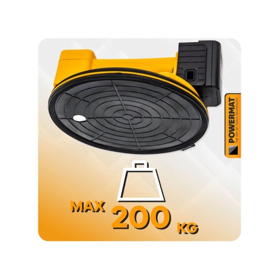 Aku přísavka na obklady a dlažbu 200 mm 3,6 V / 1,5 Ah - POWERMAT