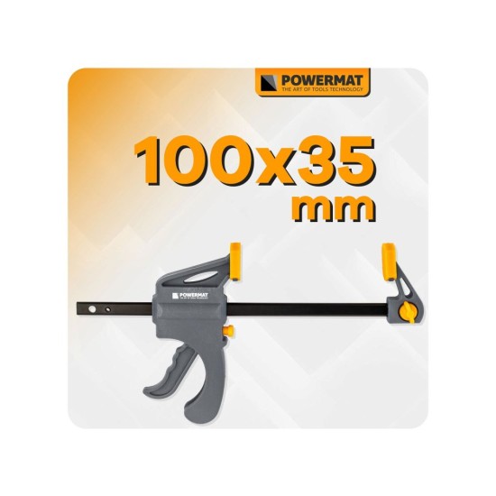 Svěrka rychloupínací 100×35 mm - POWERMAT