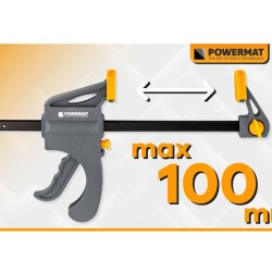 Svěrka rychloupínací 100×35 mm - POWERMAT