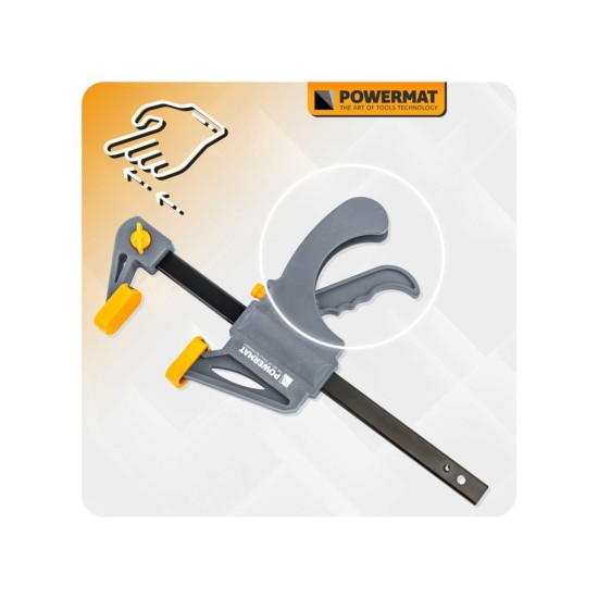 Svěrka rychloupínací 160×60 mm - POWERMAT