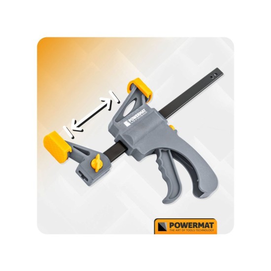 Svěrka rychloupínací 160×60 mm - POWERMAT