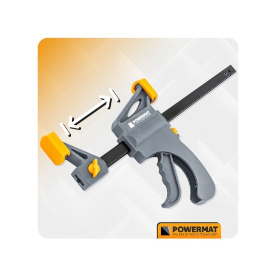 Svěrka rychloupínací 200×60 mm - POWERMAT