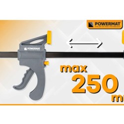 Svěrka rychloupínací 250×60 mm - POWERMAT