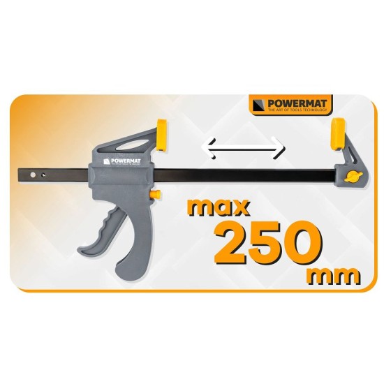 Svěrka rychloupínací 250×60 mm - POWERMAT