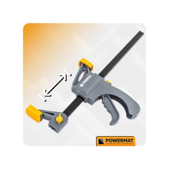 Svěrka rychloupínací 250×60 mm - POWERMAT