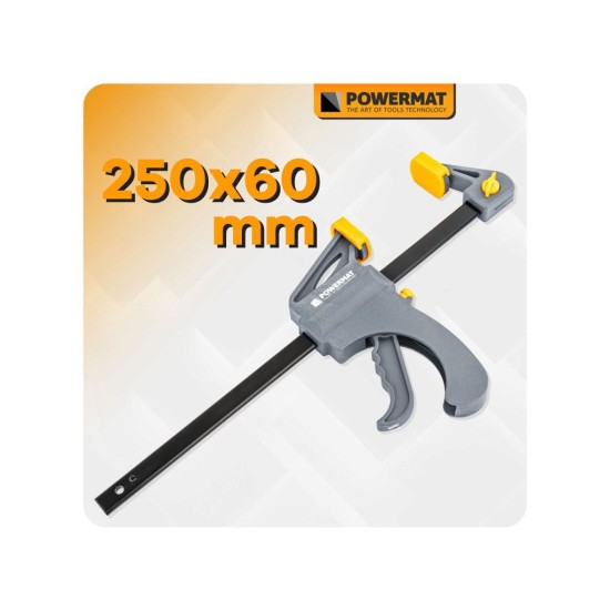 Svěrka rychloupínací 250×60 mm - POWERMAT