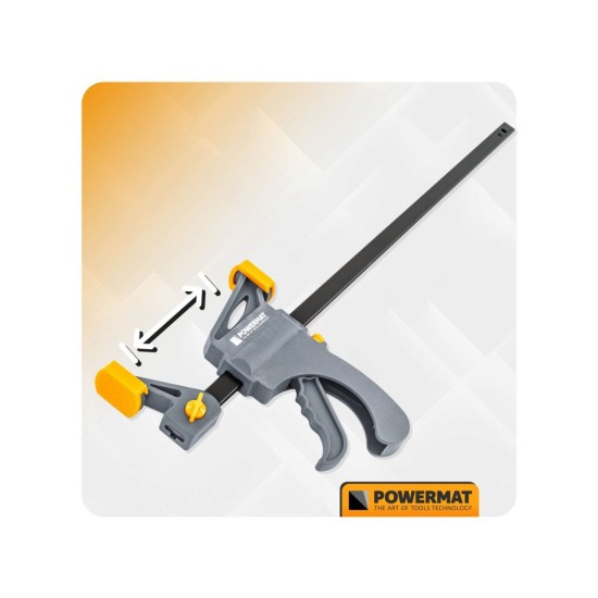 Svěrka rychloupínací 450×60 mm - POWERMAT