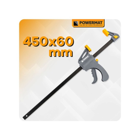 Svěrka rychloupínací 450×60 mm - POWERMAT