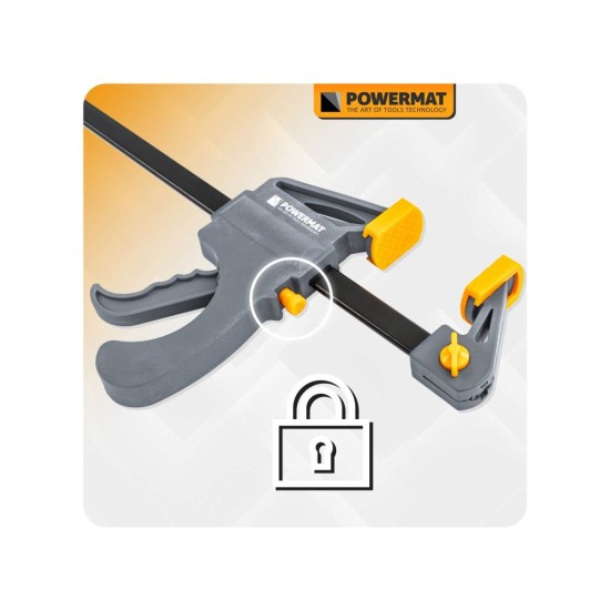 Svěrka rychloupínací 450×60 mm - POWERMAT